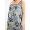 Dámské šaty Plus Size ART6019 (Velikost UNI, Barva Bílá)