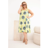 Dámské šaty Plus Size ART6019 (Velikost UNI, Barva Bílá)
