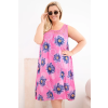 Dámské šaty Plus Size ART6019 (Velikost UNI, Barva Bílá)