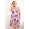 Dámské šaty Plus Size ART6019 (Velikost UNI, Barva Bílá)