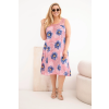 Dámské šaty Plus Size ART6019 (Velikost UNI, Barva Bílá)