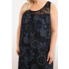 Dámské šaty Plus Size ART6019 (Velikost UNI, Barva Bílá)