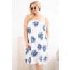 Dámské šaty Plus Size ART6019 (Velikost UNI, Barva Bílá)