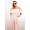 Dámský overal Plus Size 2608 (Velikost UNI, Barva Černá)