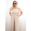 Dámský overal Plus Size 2608 (Velikost UNI, Barva Černá)