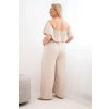 Dámský overal Plus Size 2608 (Velikost UNI, Barva Černá)