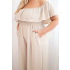 Dámský overal Plus Size 2608 (Velikost UNI, Barva Černá)