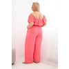 Dámský overal Plus Size 2608 (Velikost UNI, Barva Černá)