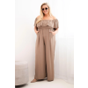 Dámský overal Plus Size 2608 (Velikost UNI, Barva Černá)