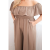 Dámský overal Plus Size 2608 (Velikost UNI, Barva Černá)
