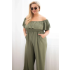 Dámský overal Plus Size 2608 (Velikost UNI, Barva Černá)