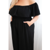 Dámský overal Plus Size 2608 (Velikost UNI, Barva Černá)