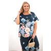 Dámský komplet Plus Size ART24125 (Velikost UNI, Barva Modrá)