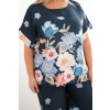 Dámský komplet Plus Size ART24125 (Velikost UNI, Barva Modrá)