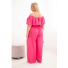 Dámský overal Plus Size 2447 (Velikost UNI, Barva Černá)