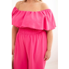 Dámský overal Plus Size 2447 (Velikost UNI, Barva Černá)