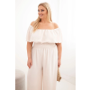 Dámský overal Plus Size 2447 (Velikost UNI, Barva Černá)