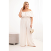 Dámský overal Plus Size 2447 (Velikost UNI, Barva Černá)