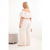 Dámský overal Plus Size 2447 (Velikost UNI, Barva Černá)