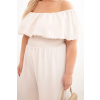 Dámský overal Plus Size 2447 (Velikost UNI, Barva Černá)