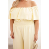 Dámský overal Plus Size 2447 (Velikost UNI, Barva Černá)