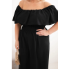 Dámský overal Plus Size 2447 (Velikost UNI, Barva Černá)