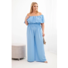 Dámský overal Plus Size 2447 (Velikost UNI, Barva Černá)