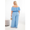 Dámský overal Plus Size 2447 (Velikost UNI, Barva Černá)