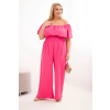 Dámský overal Plus Size 2447 (Velikost UNI, Barva Černá)