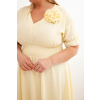 Dámské šaty Plus Size 2088 (Velikost UNI, Barva Černá)