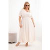 Dámské šaty Plus Size 2088 (Velikost UNI, Barva Černá)