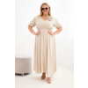 Dámské šaty Plus Size 2088 (Velikost UNI, Barva Černá)