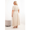 Dámské šaty Plus Size 2088 (Velikost UNI, Barva Černá)