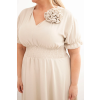 Dámské šaty Plus Size 2088 (Velikost UNI, Barva Černá)
