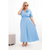 Dámské šaty Plus Size 2088 (Velikost UNI, Barva Černá)