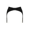 Podvazkový pás Obsessive Nesari garter belt (Velikost M/L, Barva Černá)