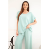 Dámský komplet Plus Size 6416 (Velikost UNI, Barva Modrá)