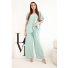 Dámský komplet Plus Size 6416 (Velikost UNI, Barva Modrá)