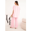 Dámský komplet Plus Size 6416 (Velikost UNI, Barva Modrá)