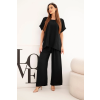 Dámský komplet Plus Size 6416 (Velikost UNI, Barva Modrá)