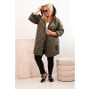 Dámská bunda Plus Size HOPE 5614 (Velikost UNI, Barva Hnědá)