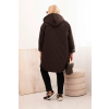Dámská bunda Plus Size HOPE 5614 (Velikost UNI, Barva Hnědá)