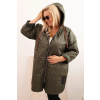 Dámská bunda Plus Size HOPE 5614 (Velikost UNI, Barva Hnědá)