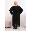 Dámské šaty Plus Size 2228 (Velikost UNI, Barva Hnědá)