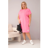Dámské šaty Plus Size 25820 (Velikost UNI, Barva Šedá)