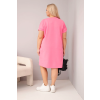 Dámské šaty Plus Size 25820 (Velikost UNI, Barva Šedá)