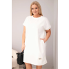 Dámské šaty Plus Size 25820 (Velikost UNI, Barva Šedá)