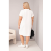 Dámské šaty Plus Size 25820 (Velikost UNI, Barva Šedá)