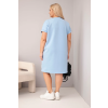 Dámské šaty Plus Size 25820 (Velikost UNI, Barva Šedá)