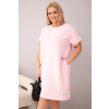 Dámské šaty Plus Size 25820 (Velikost UNI, Barva Šedá)